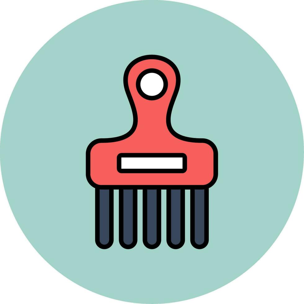 Afro Comb Vector Icon