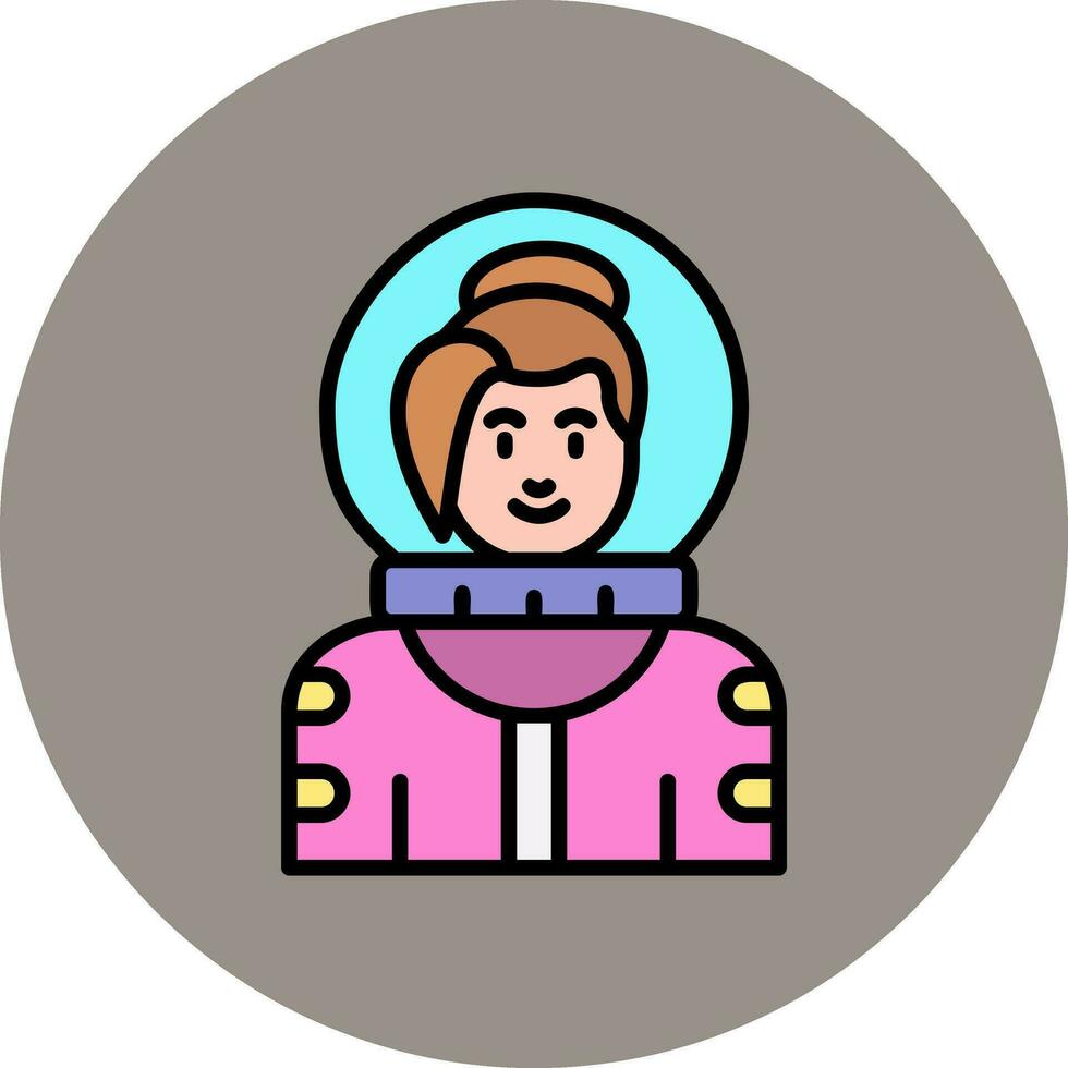 icono de vector de astronauta