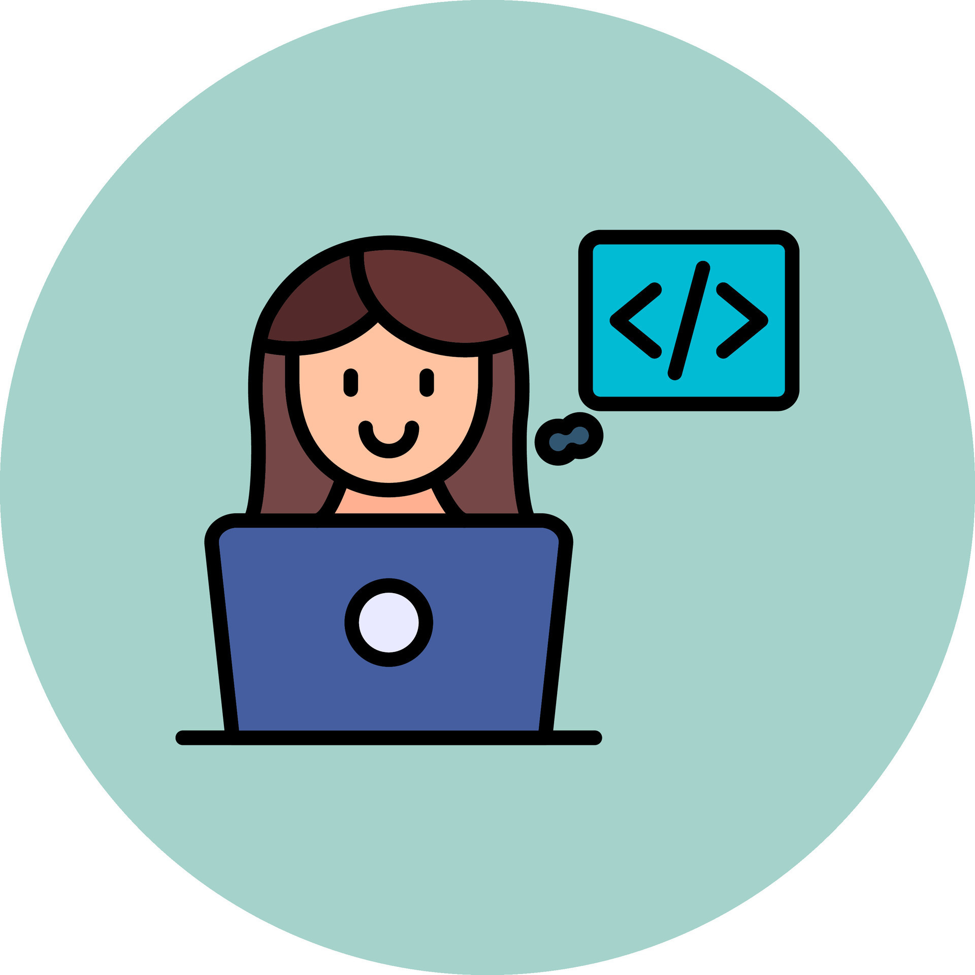 icono de vector de desarrollador 32749877 Vector en Vecteezy