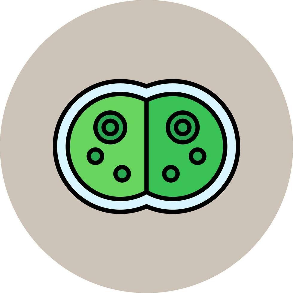 sinecocistis cianobacterias vector icono