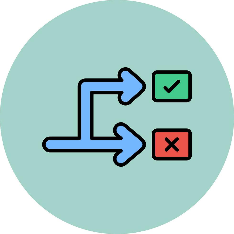 Bifurcation Vector Icon