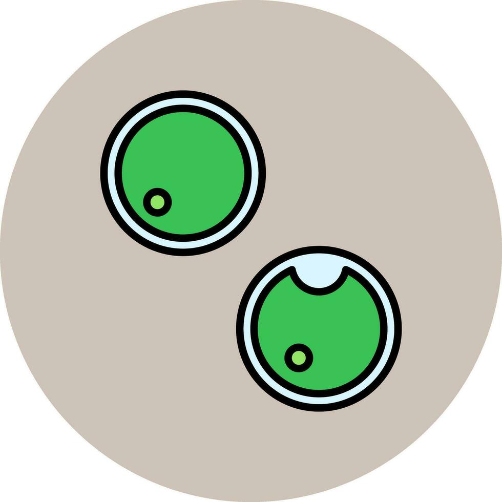 Chlorella Vulgaris Vector Icon