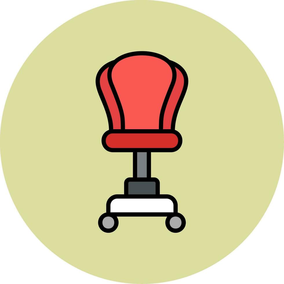 icono de vector de silla