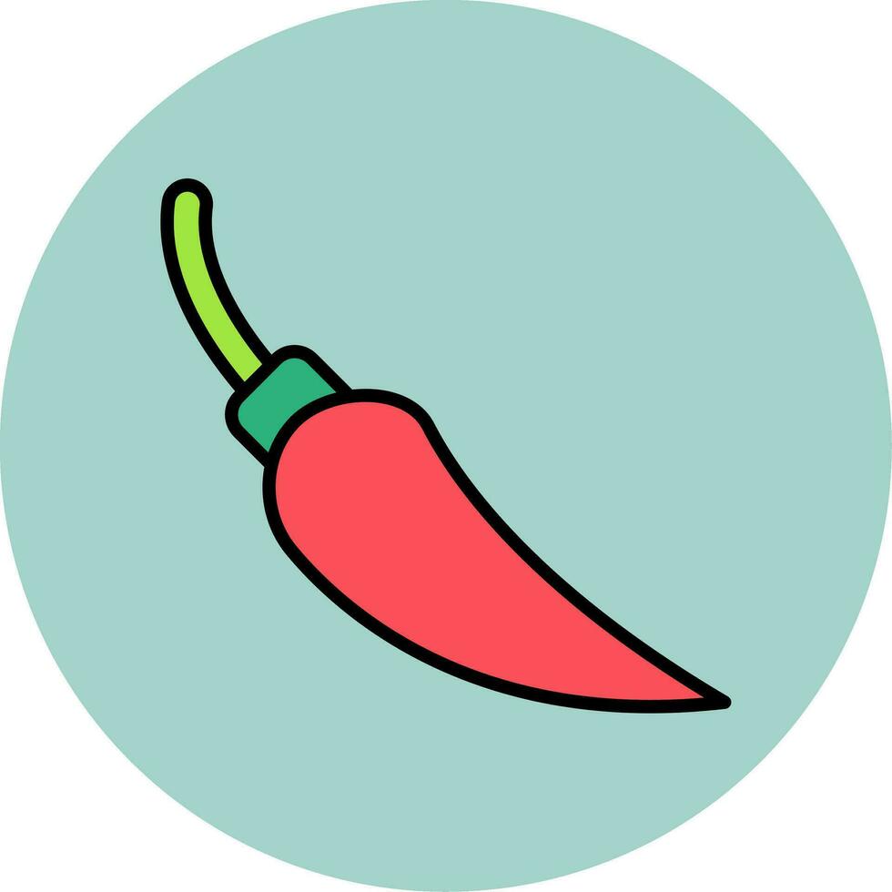 Chilli Pepper Vector Icon