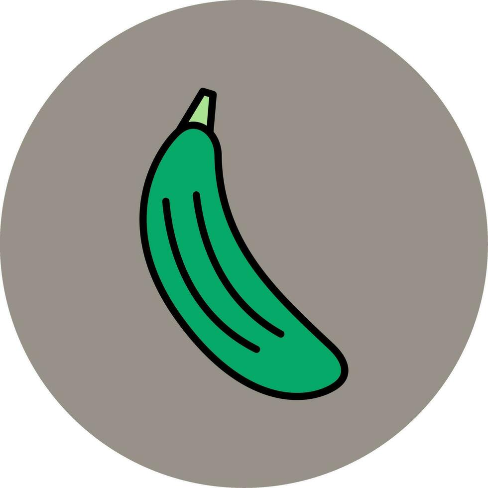 Zucchini Vector Icon