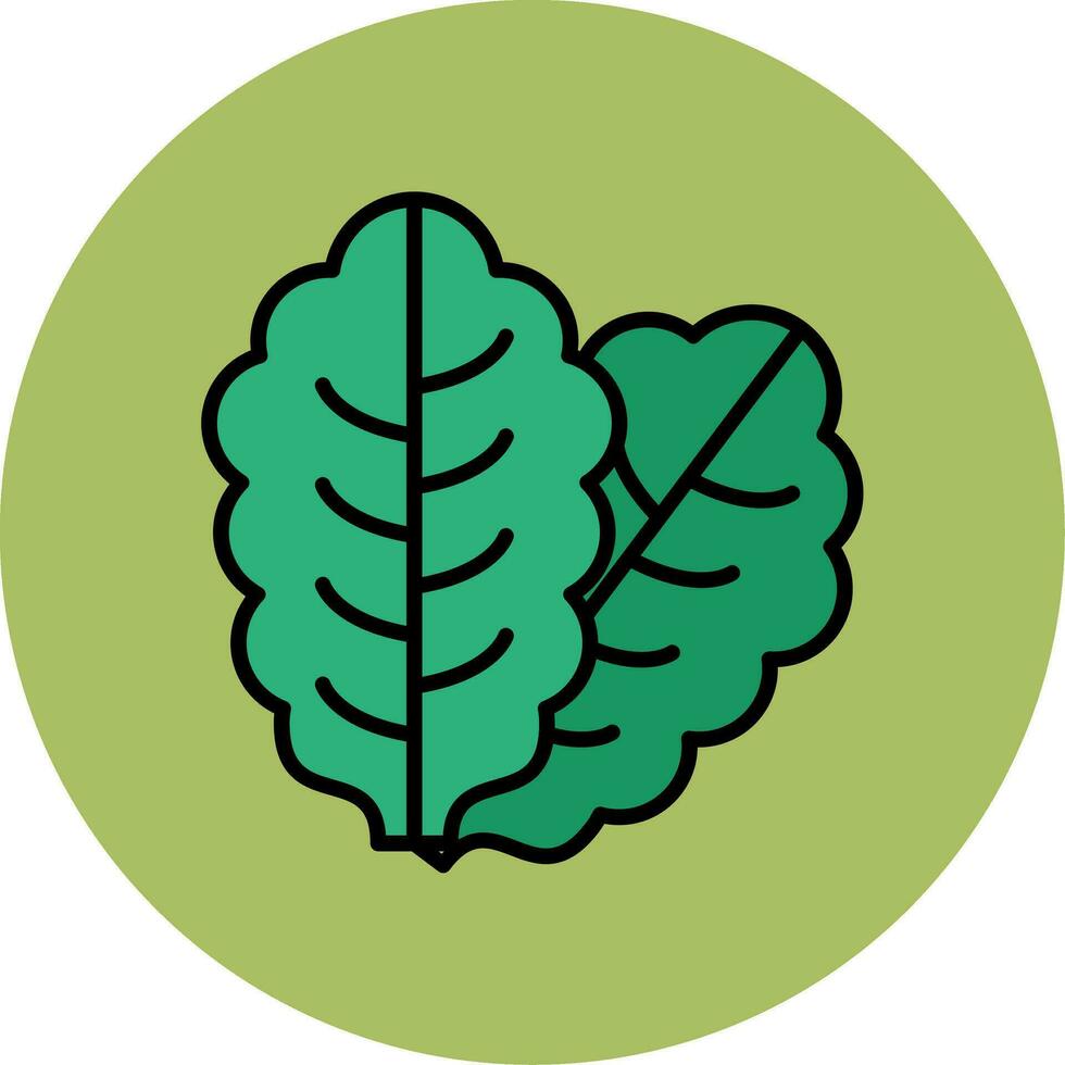 icono de vector de lechuga