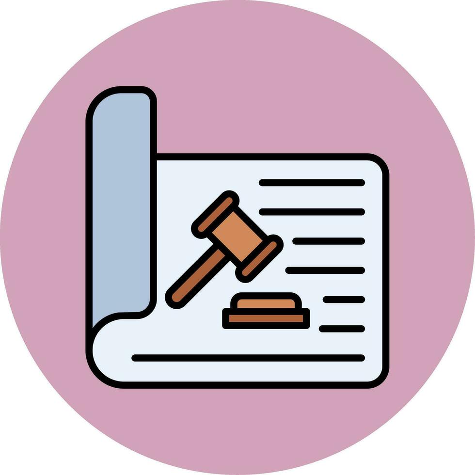 Gavel Vector Icon