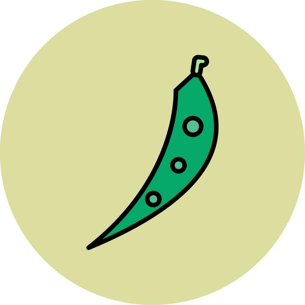 Green Beans Vector Icon