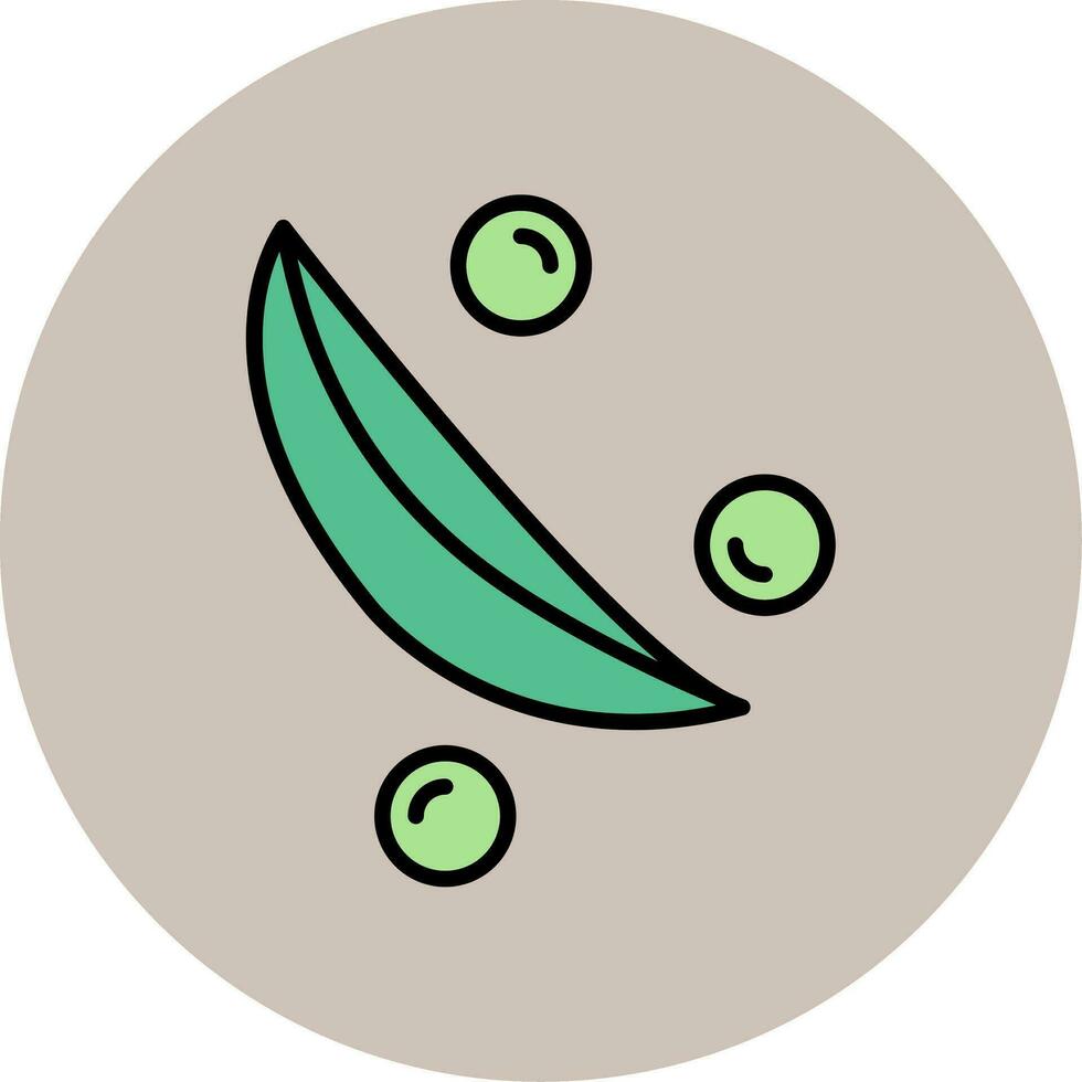 Green Peas Vector Icon