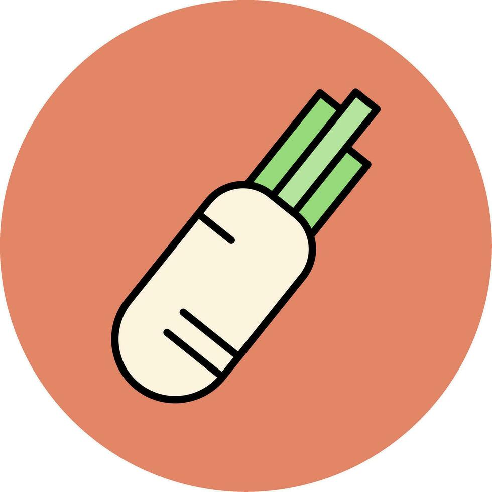 Daikon Vector Icon