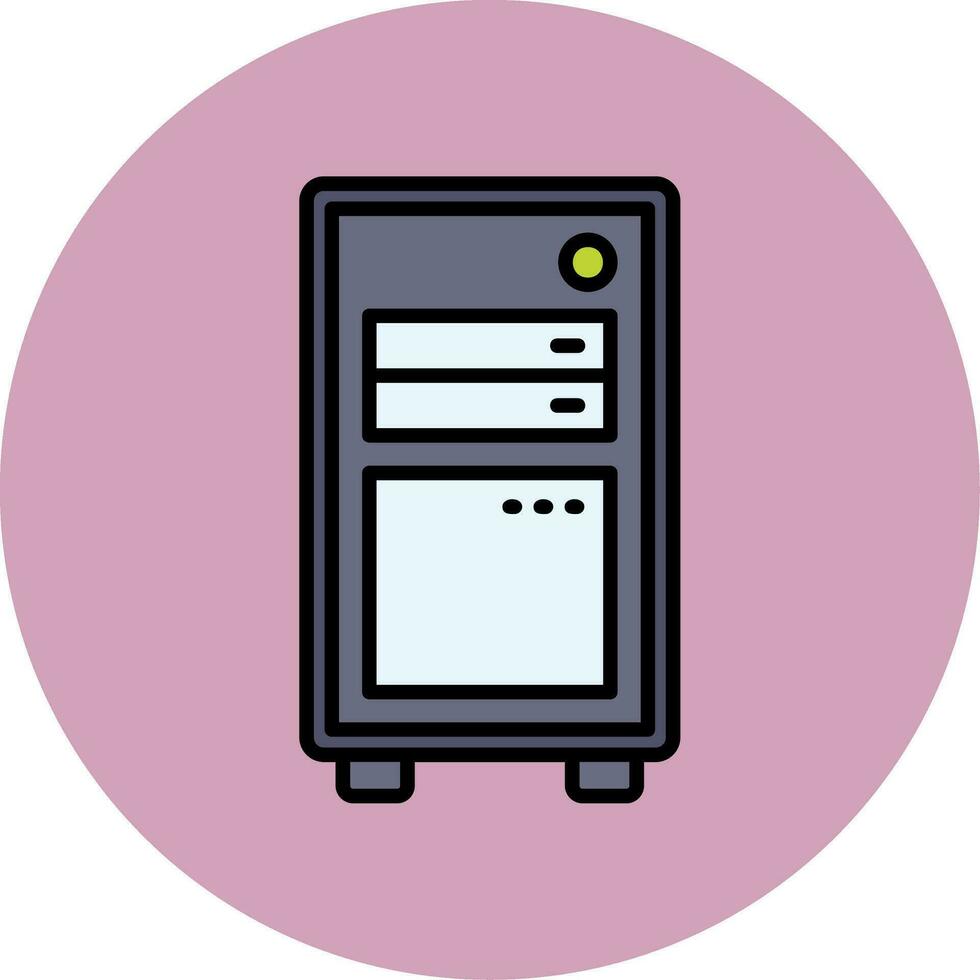 Computer Case Vector Icon
