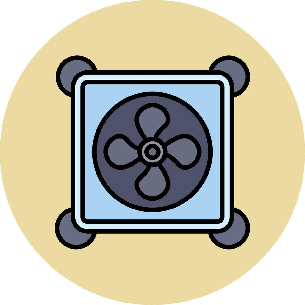 icono de vector de ventilador