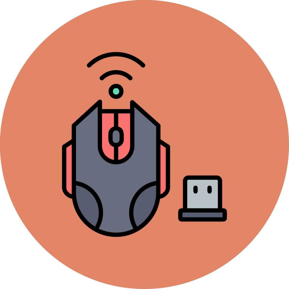 Wireless Mouse Vector Icon