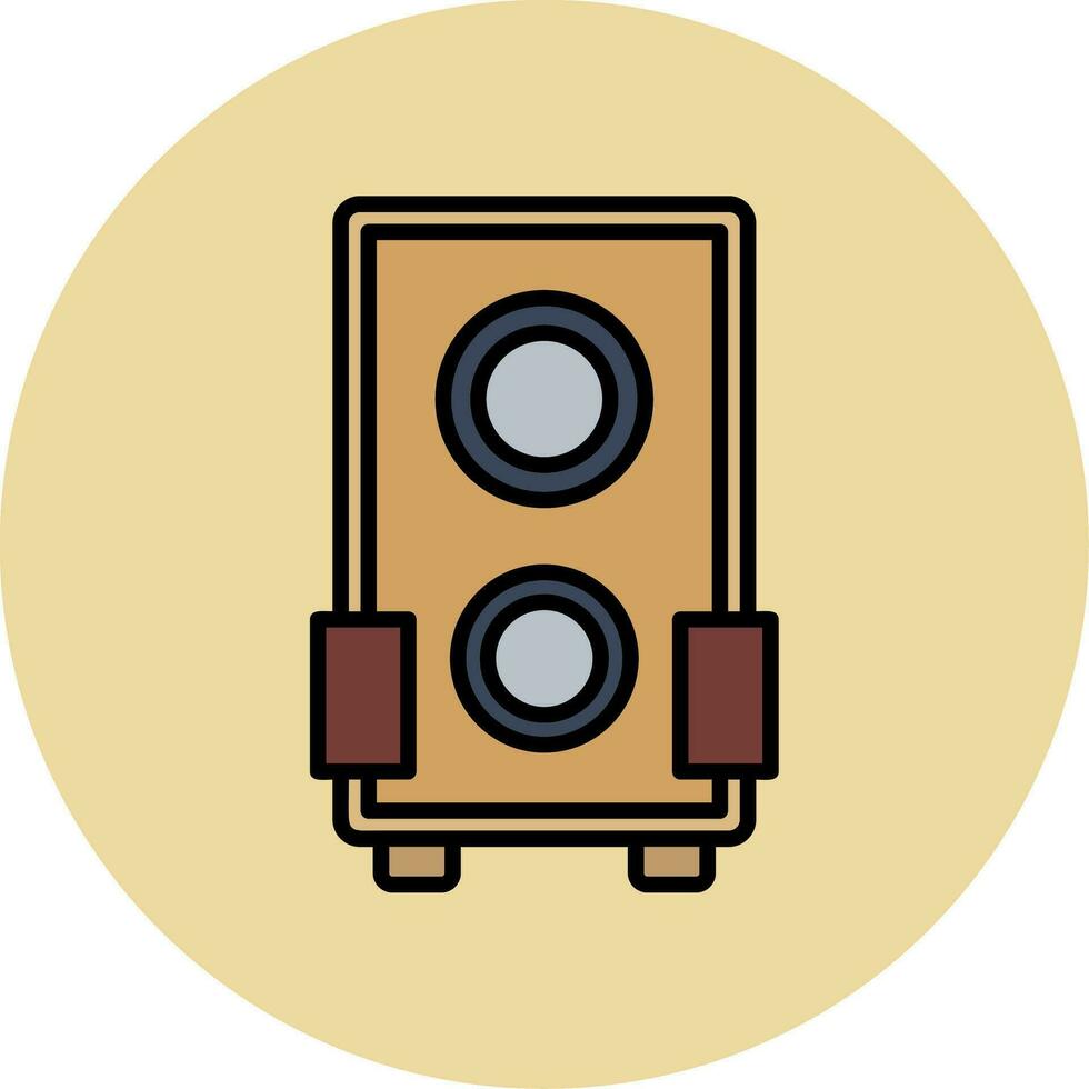 subwoofer vector icono