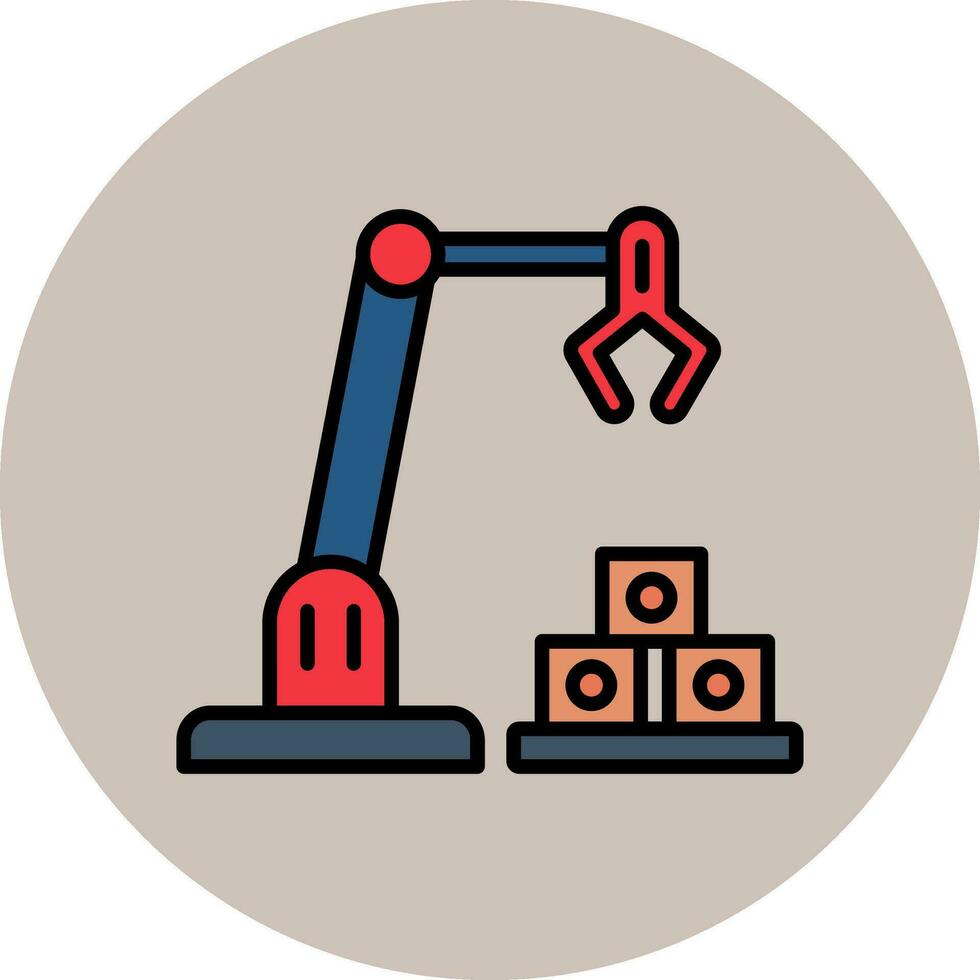 Robotic Arm Vector Icon