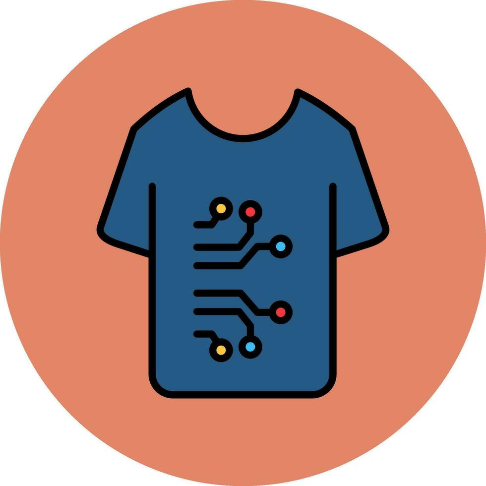 Smart Clothing Vector Icon