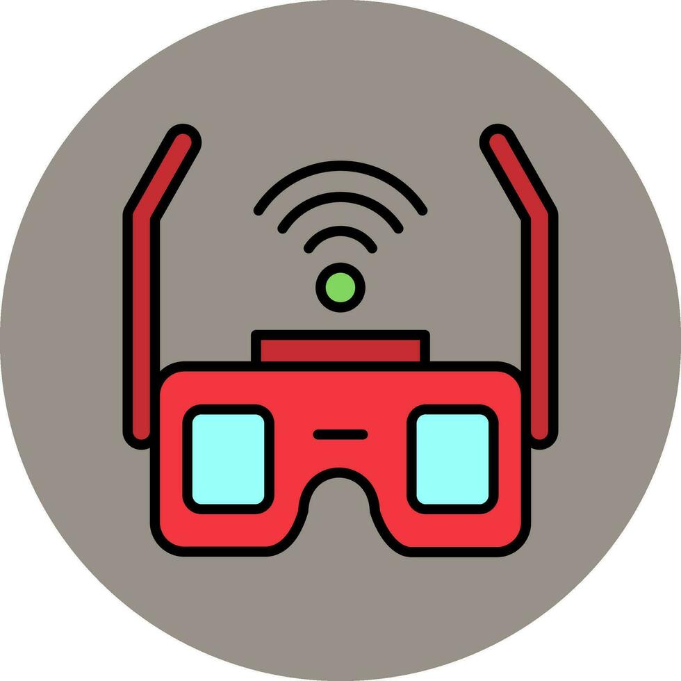 Smart Glasses Vector Icon