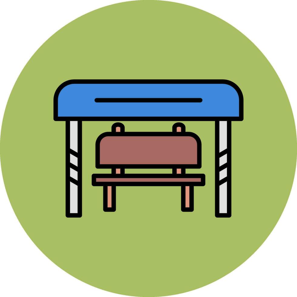 Bus Stop Vector Icon