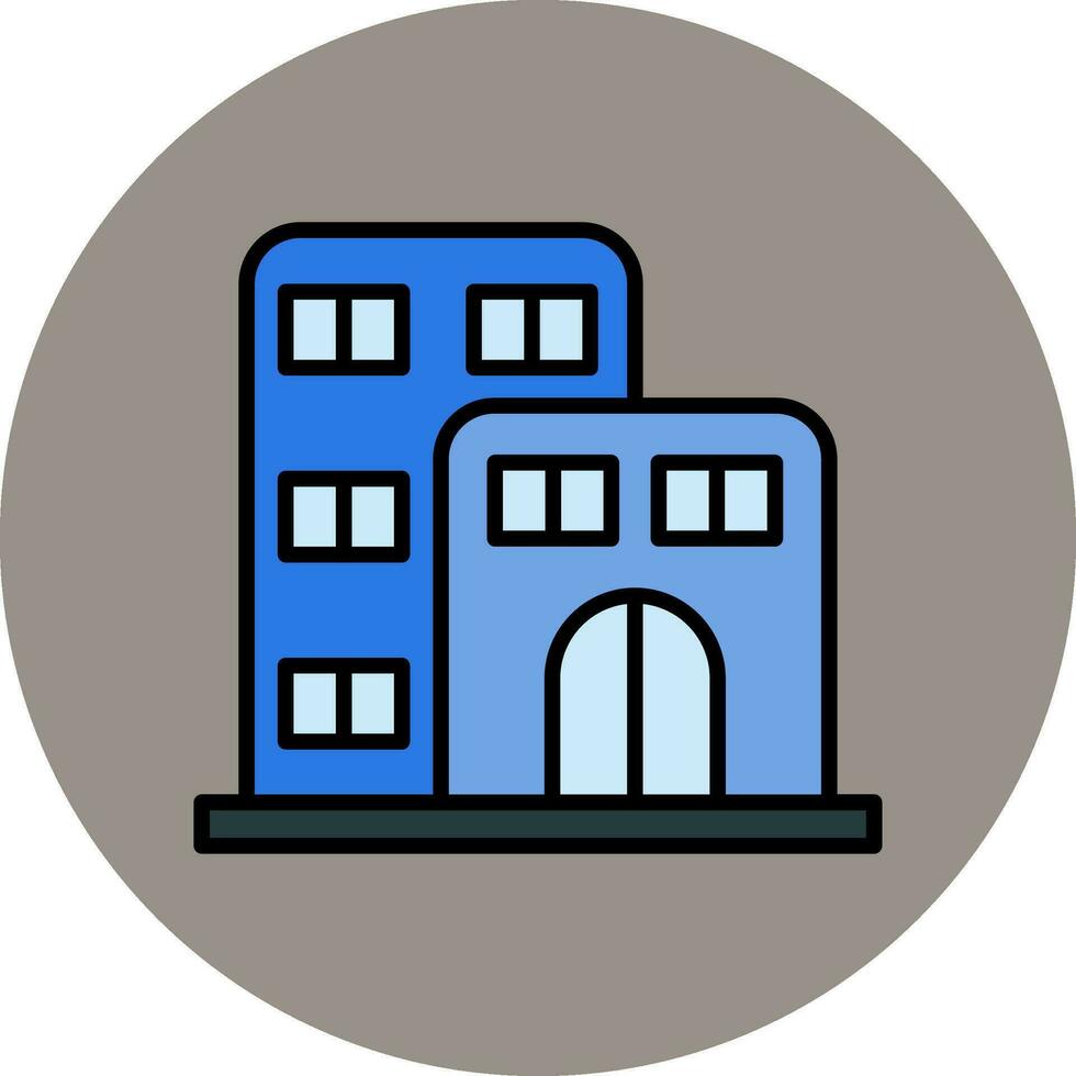 icono de vector de edificio