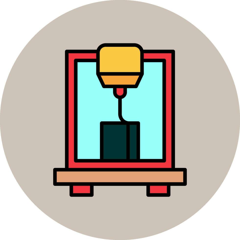 3d Printer Vector Icon