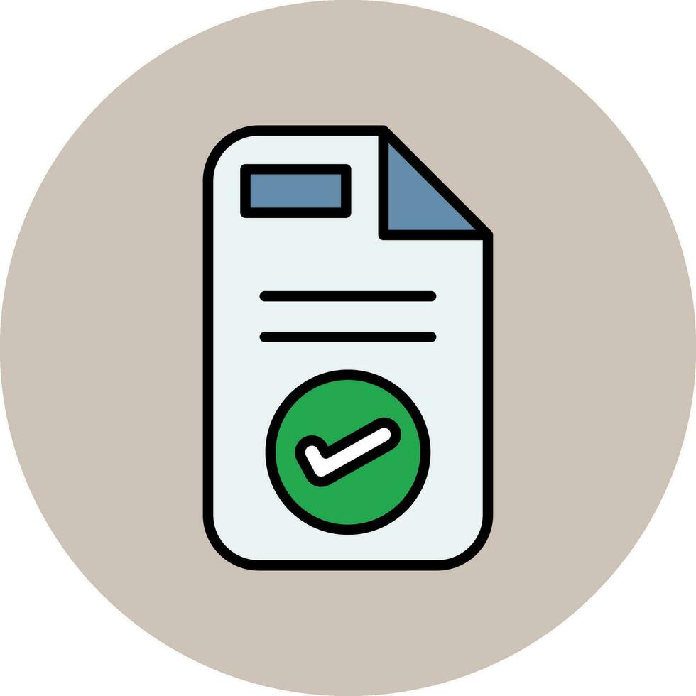 icono de vector de documento