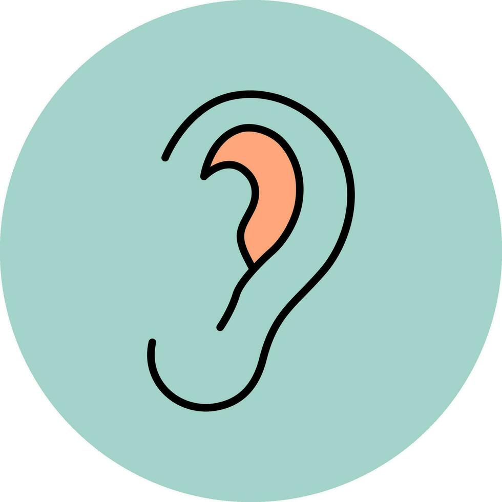 Ear Vector Icon