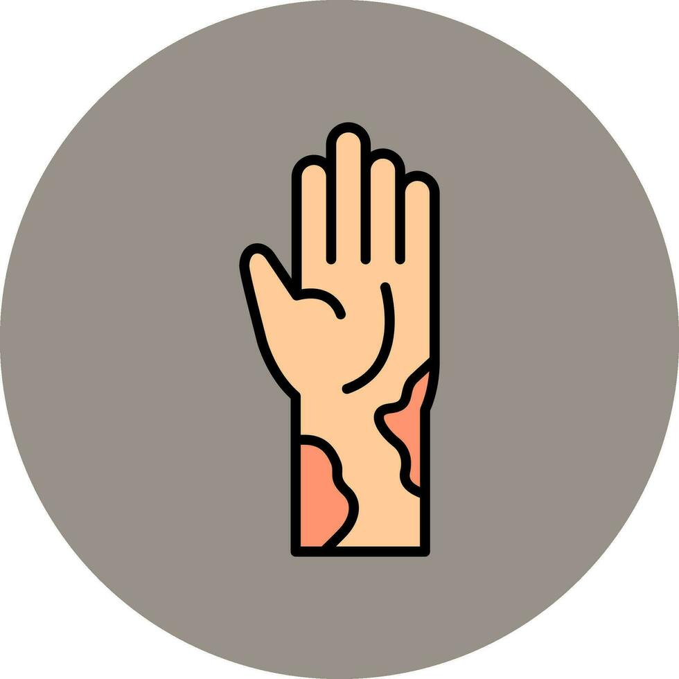 eczema vector icono