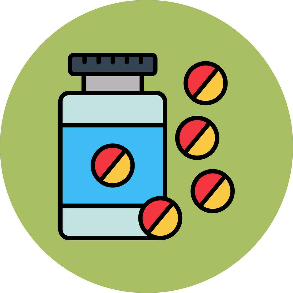 Aspirin Vector Icon