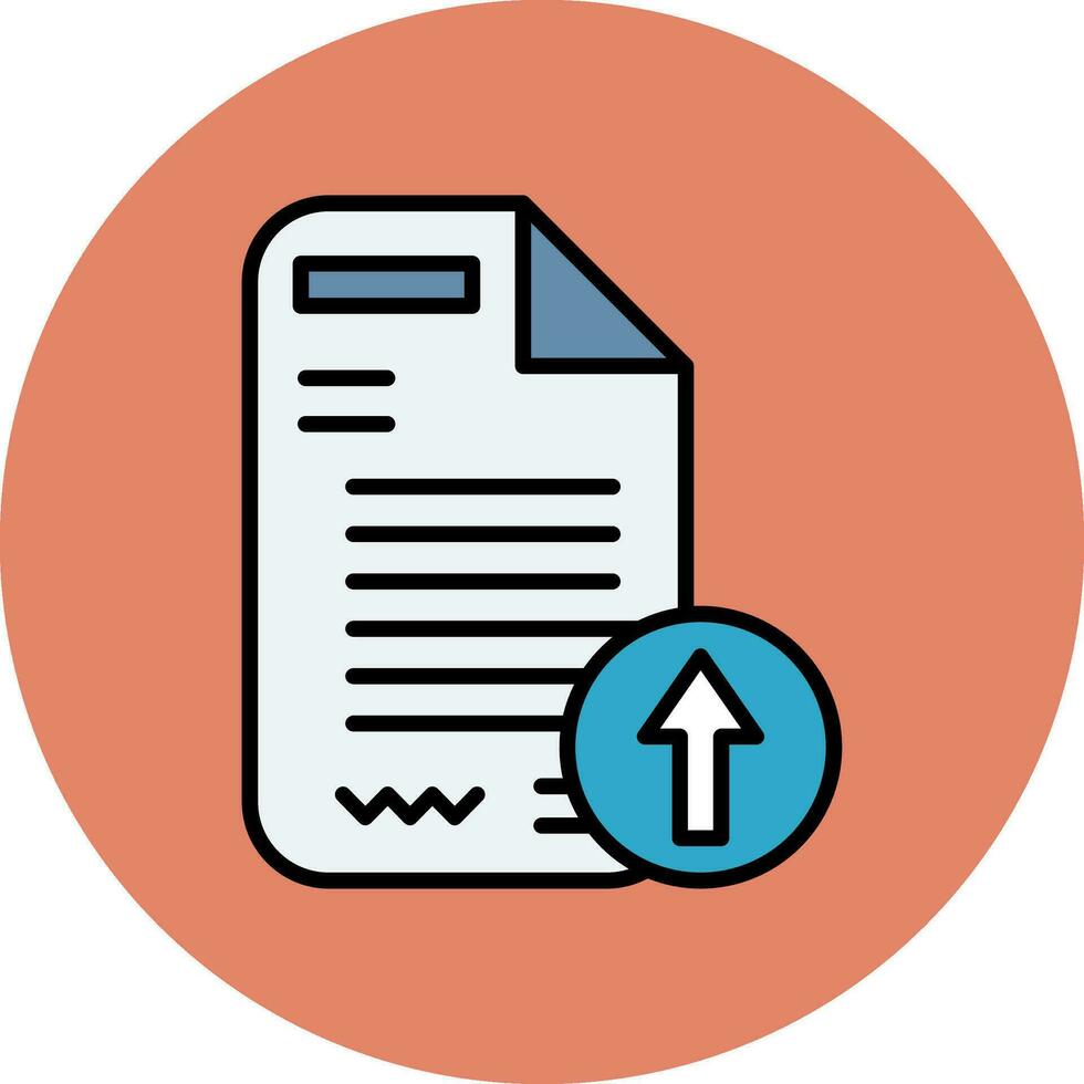Upload File Vector Icon