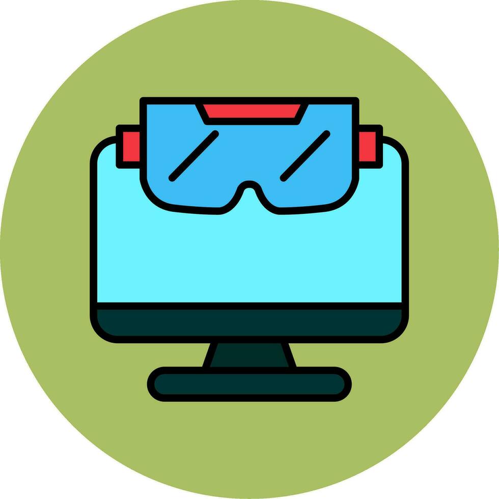 Vr Gaming Vector Icon