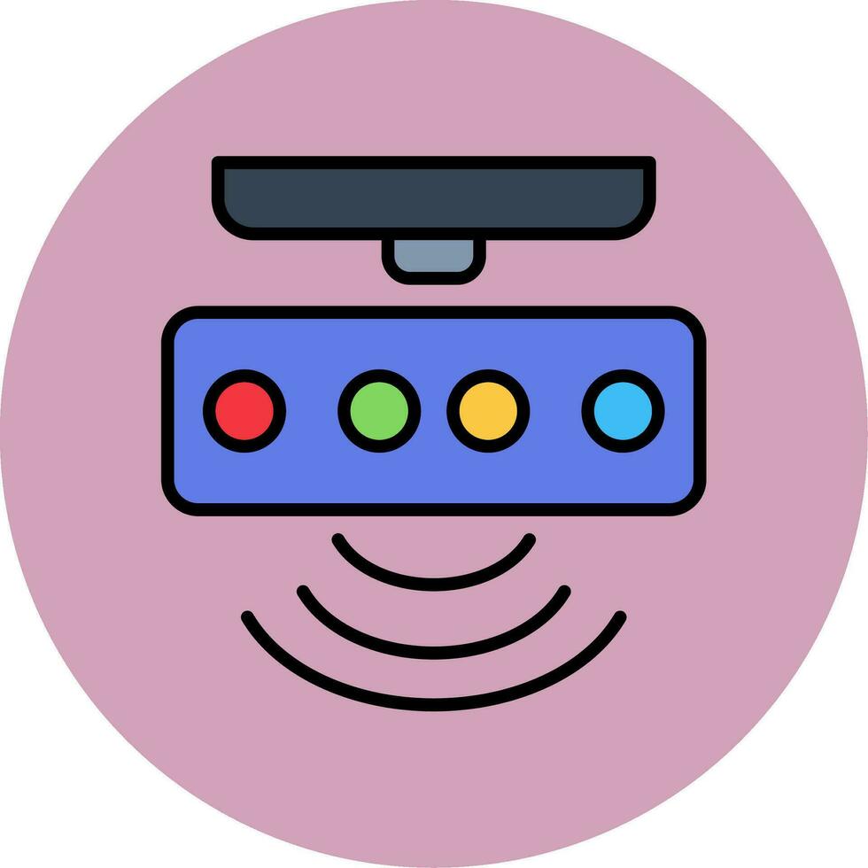 Motion Sensor Vector Icon
