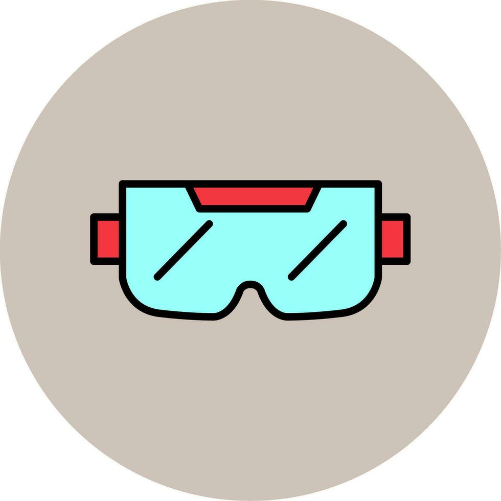 icono de vector de gafas ar