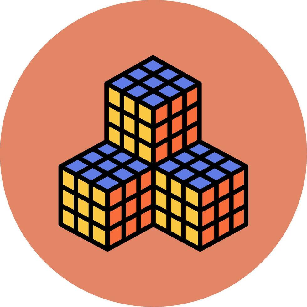 Cubes Vector Icon