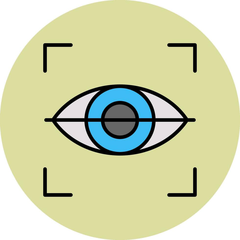 Eye Scan Vector Icon