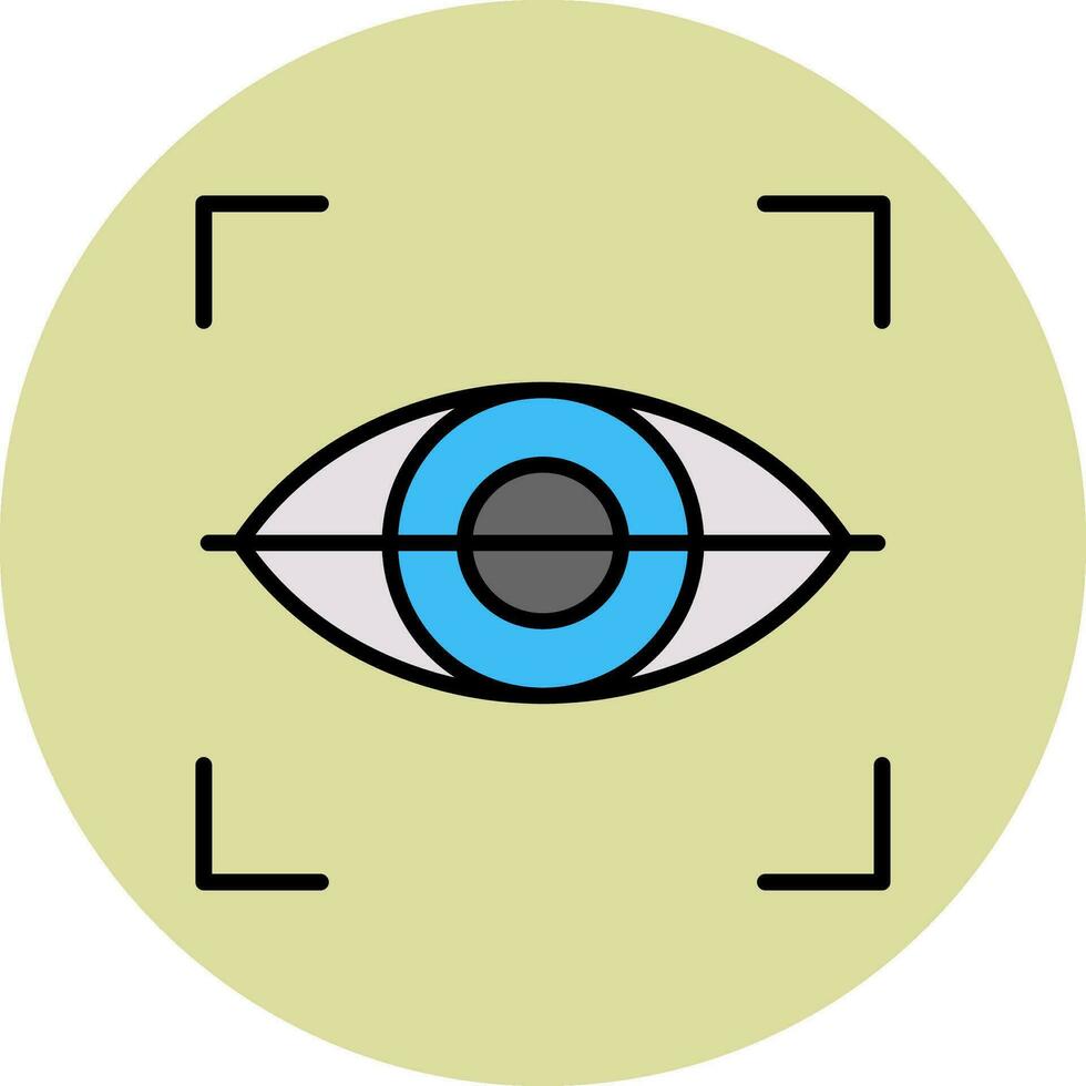 Eye Scan Vector Icon