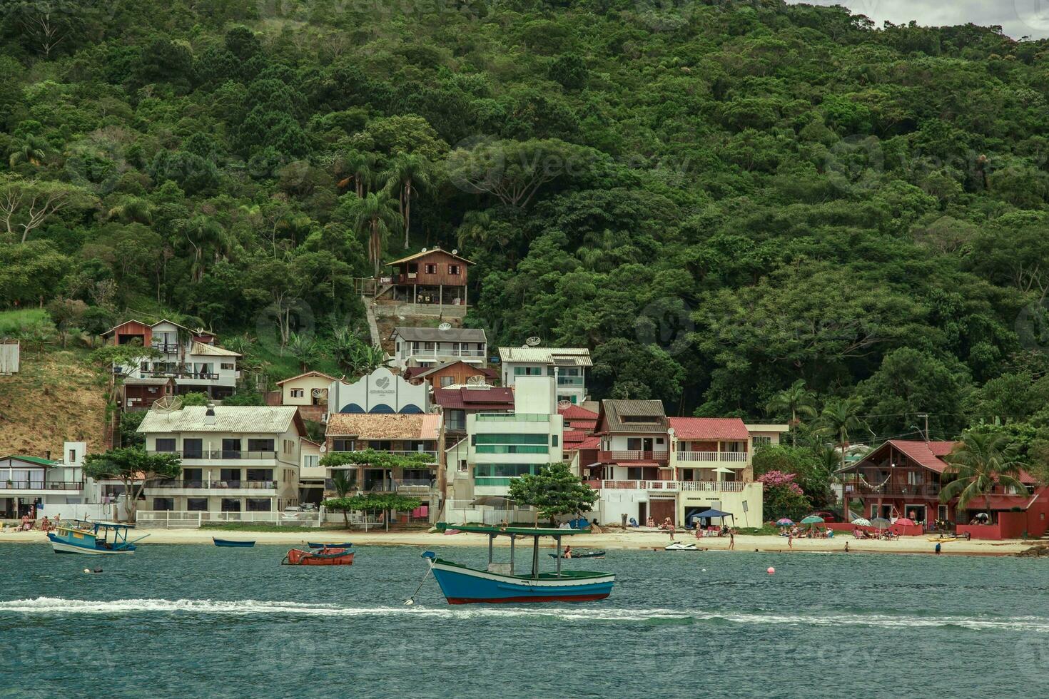 The fishing boat in the bay of Pangkor Island, Malaysia photo