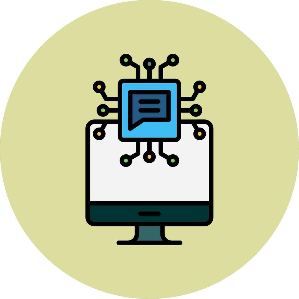 Artificial Intelligence Vector Icon