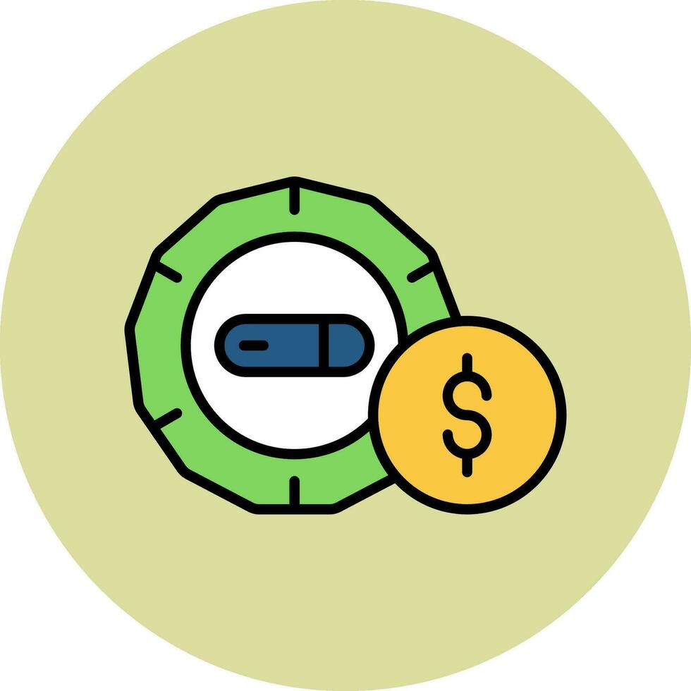 Paid Vector Icon