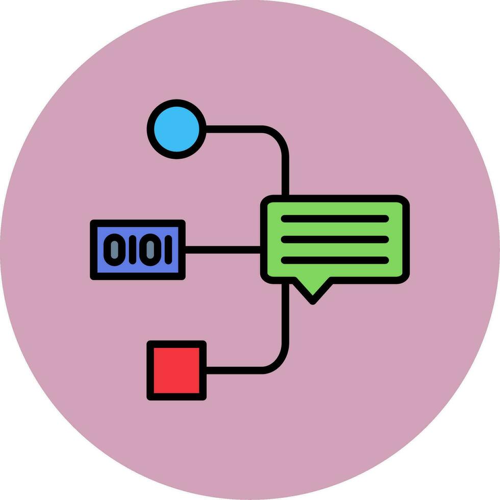 Natural Language Processing Vector Icon