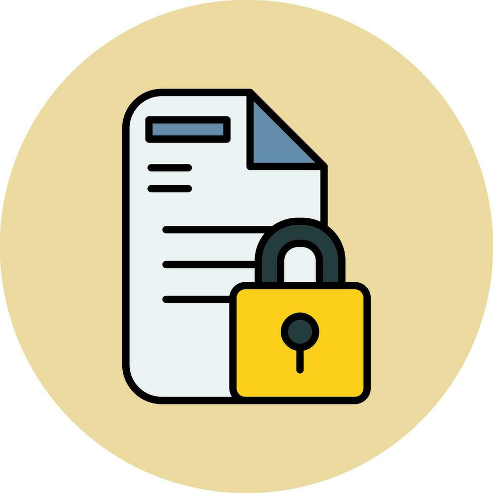 Secure Folder Vector Icon