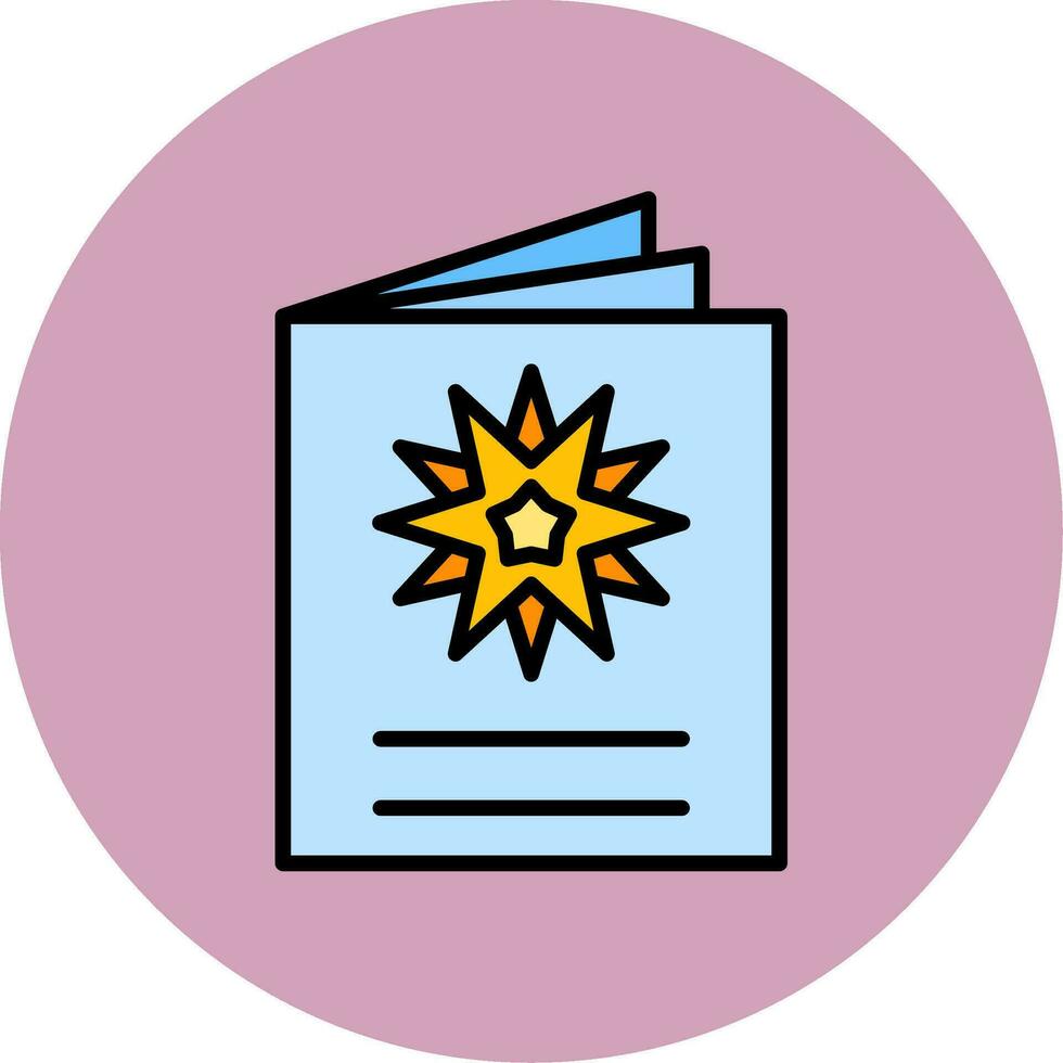 Greeting Card Vector Icon
