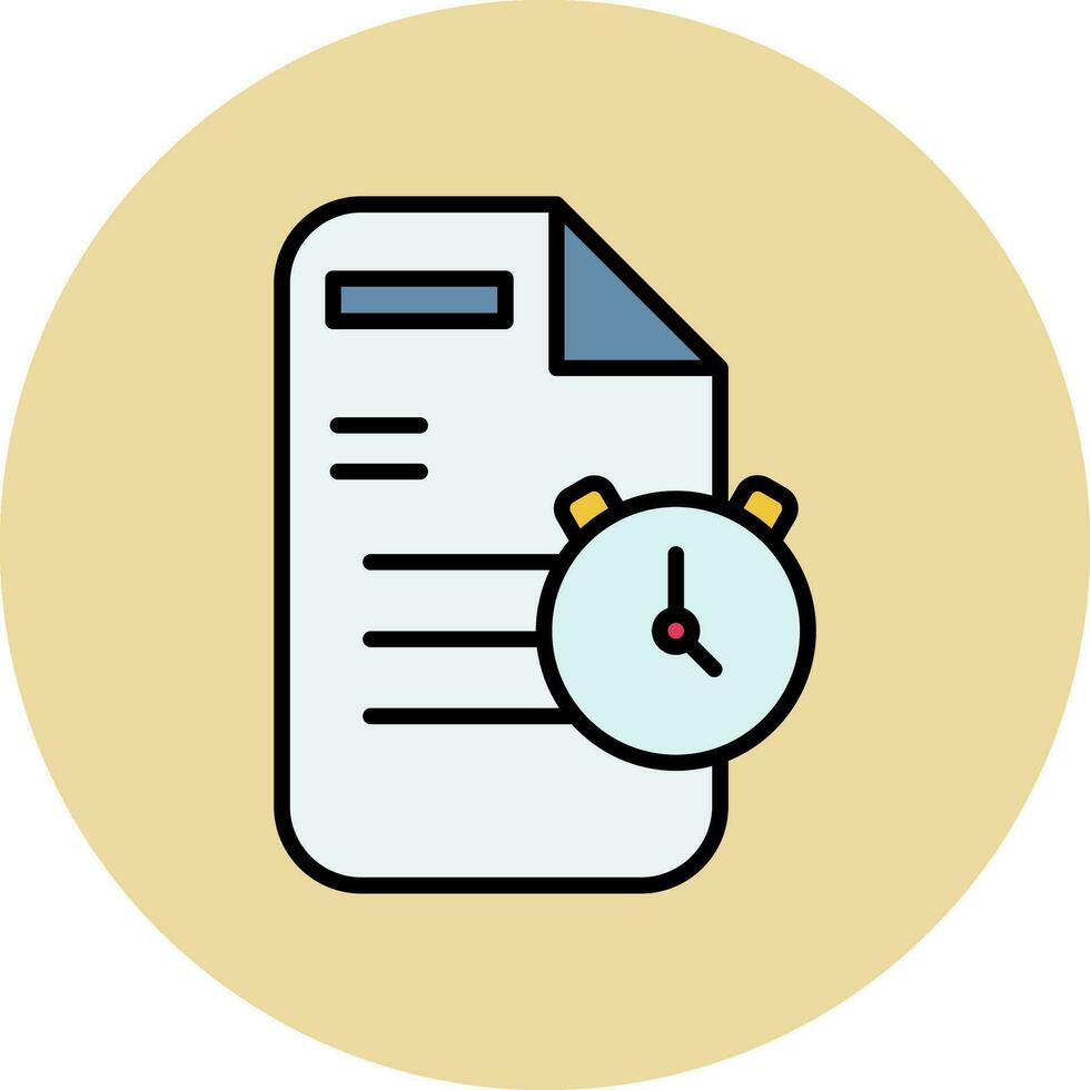 icono de vector de documento