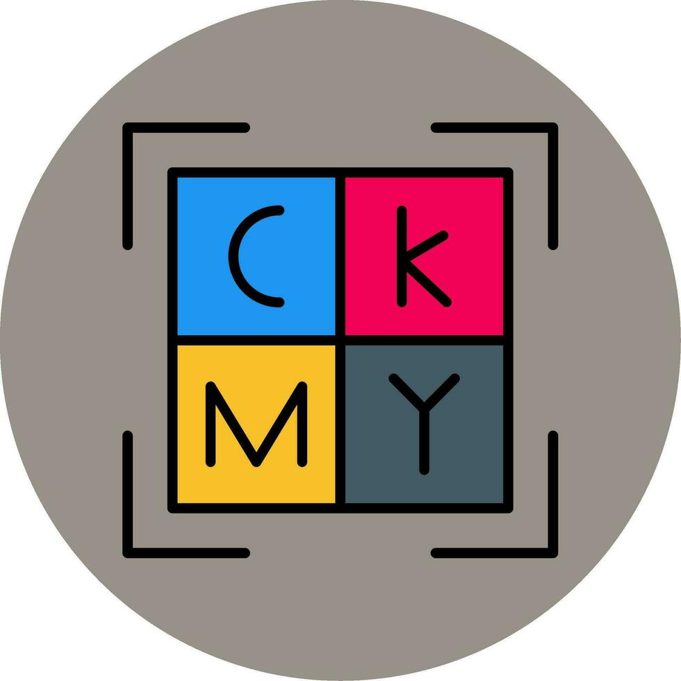 Cmyk Vector Icon
