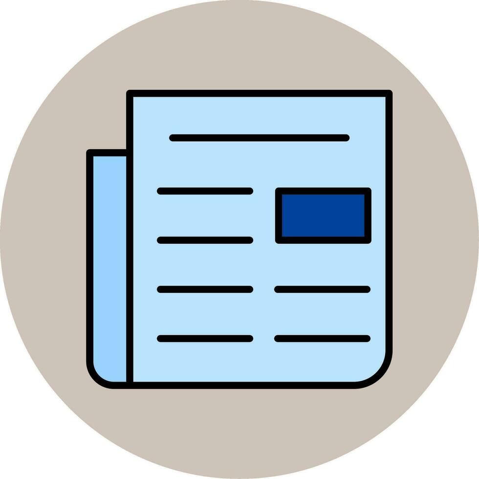 Newspaper Vector Icon