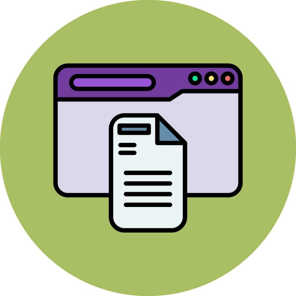 Document Vector Icon