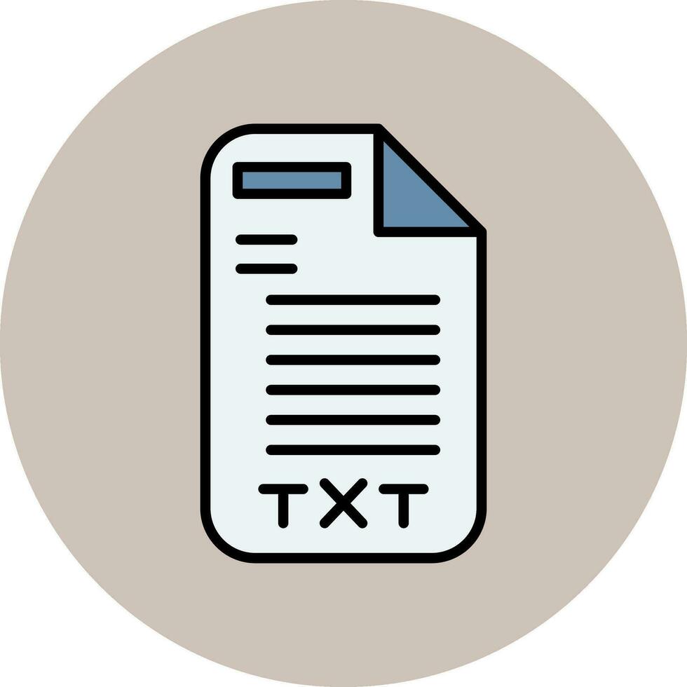 Text File Vector Icon 32750727 Vector Art at Vecteezy