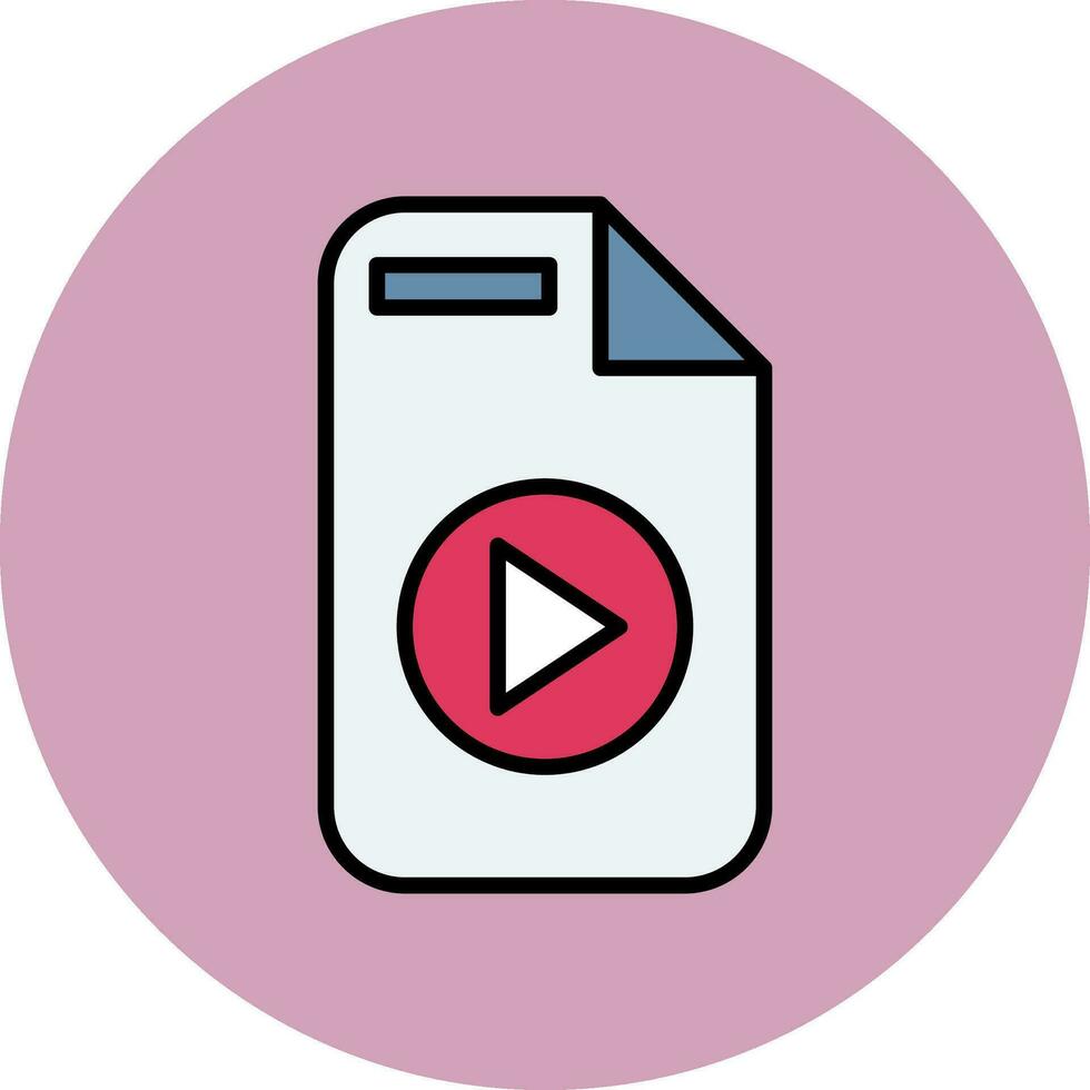 Video File Vector Icon