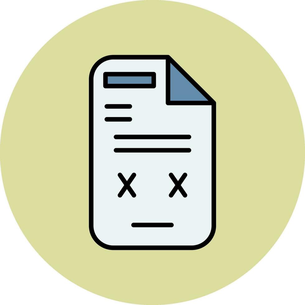 Document Vector Icon