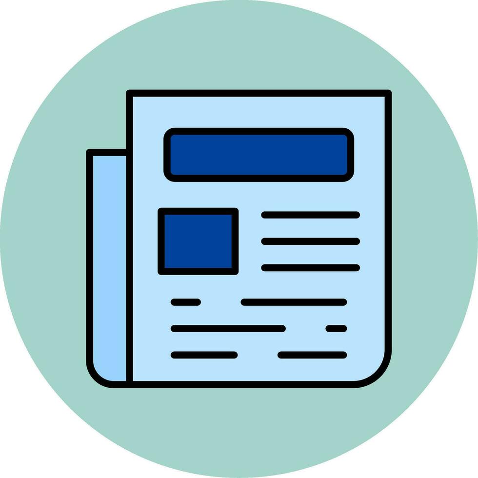 Newspaper Vector Icon