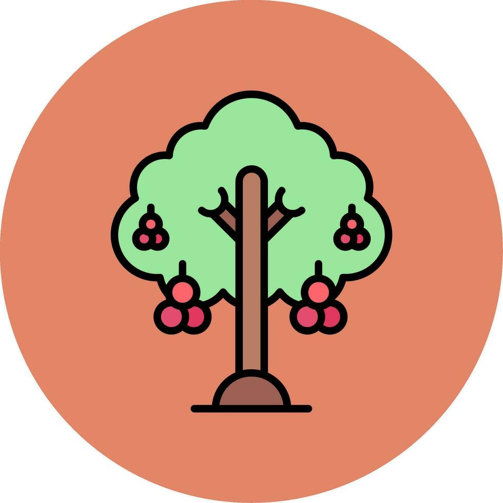 Rowan Vector Icon